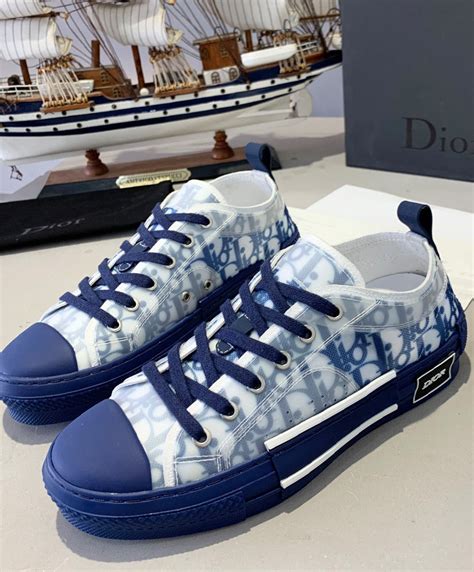 blue white dior sneakers|christian Dior sneakers blue.